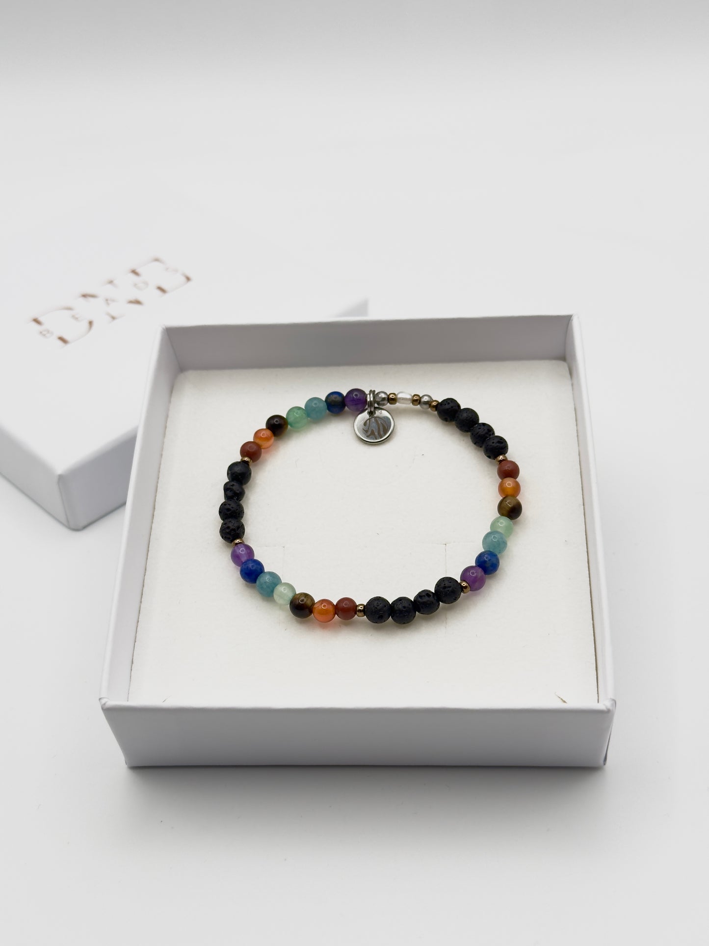 Elastisches Chakren-Armband