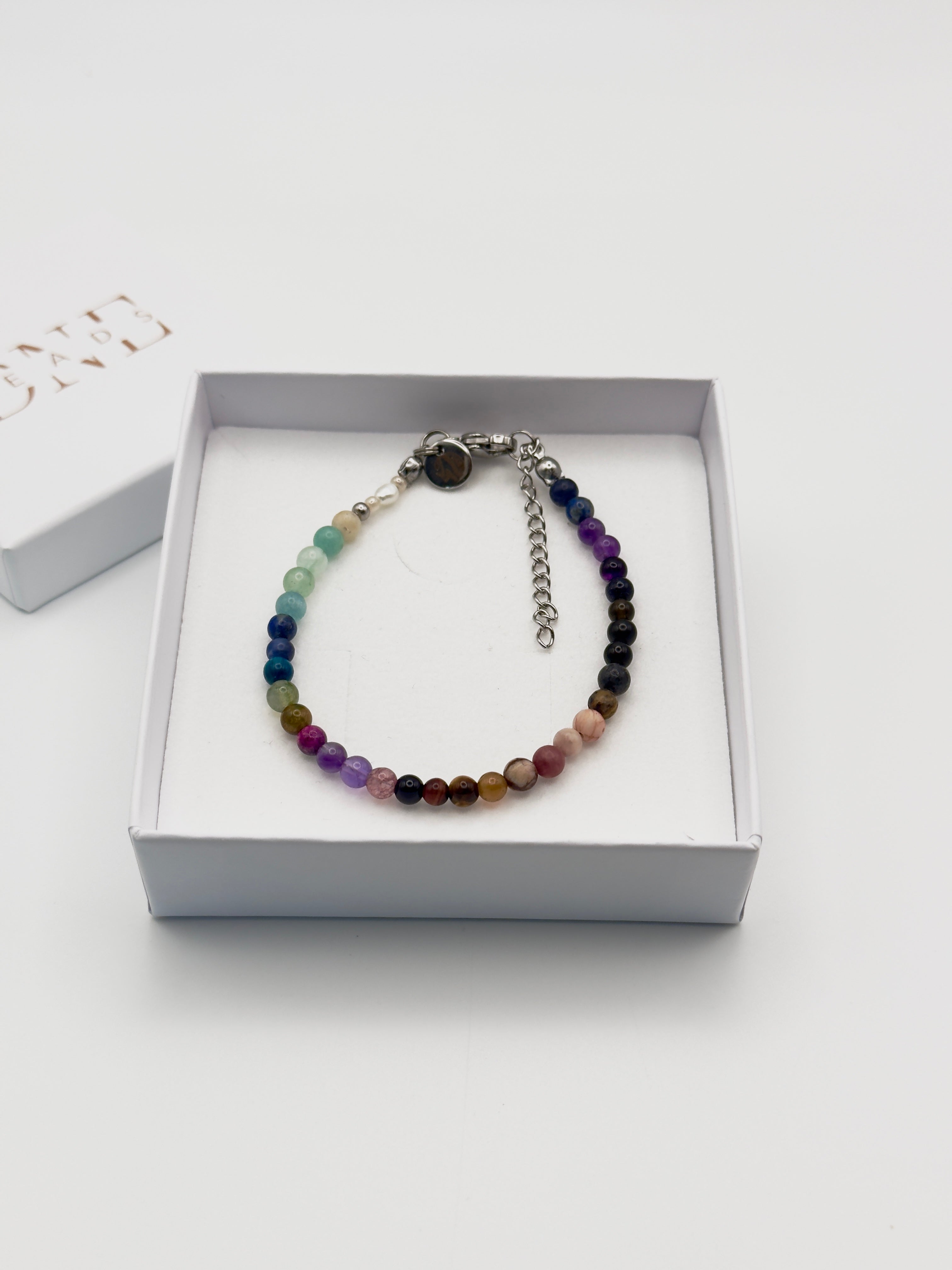 Edelsteinarmband "Nature Wild" aus verschiedenen Edelsteinen